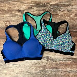 Victoria's Secret Sports Bras - Blue, Green, Floral